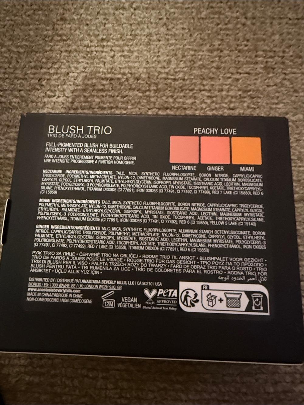 Anastasia Beverly Hills Blush Trio — Soft Pink, Peach & Coral - Picture 4 of 4